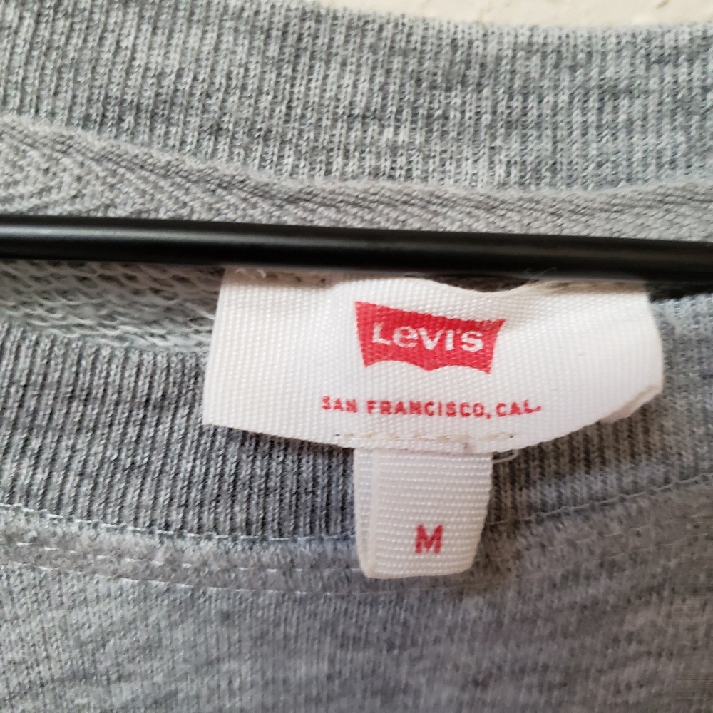 Levi's - Gray Crewneck Logo Sweatshirt - Picture 3 of 4